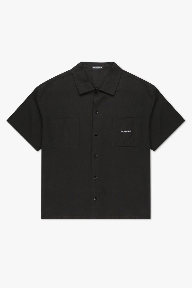 Linen Summer Shirt - Black