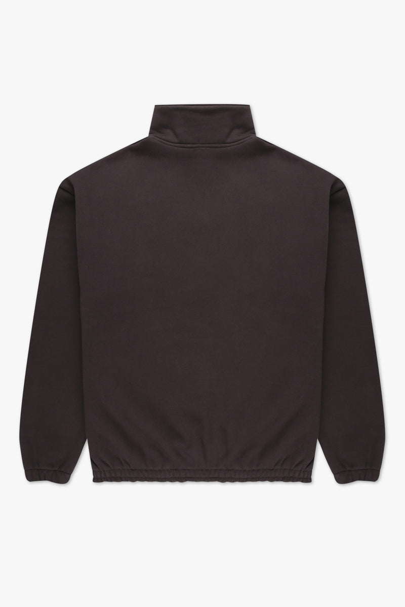 Quarter Zip Jumper - Charcoal