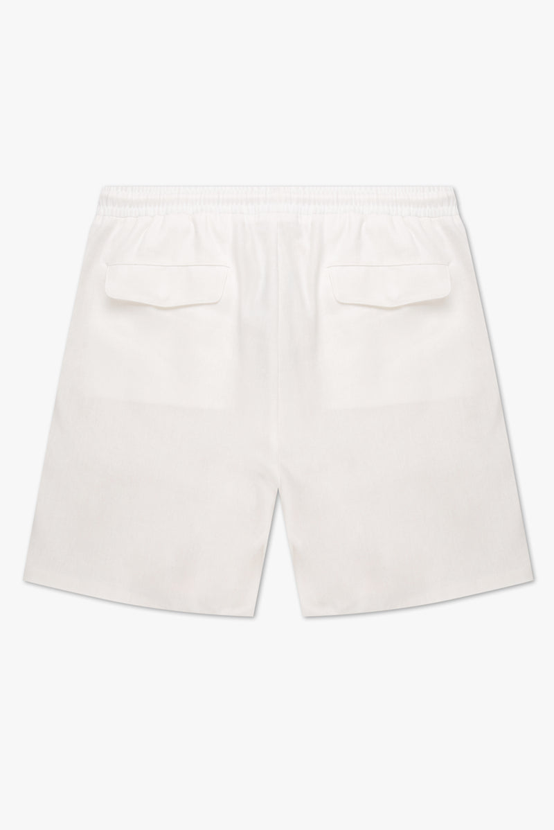 Rarefied Linen Shorts - White