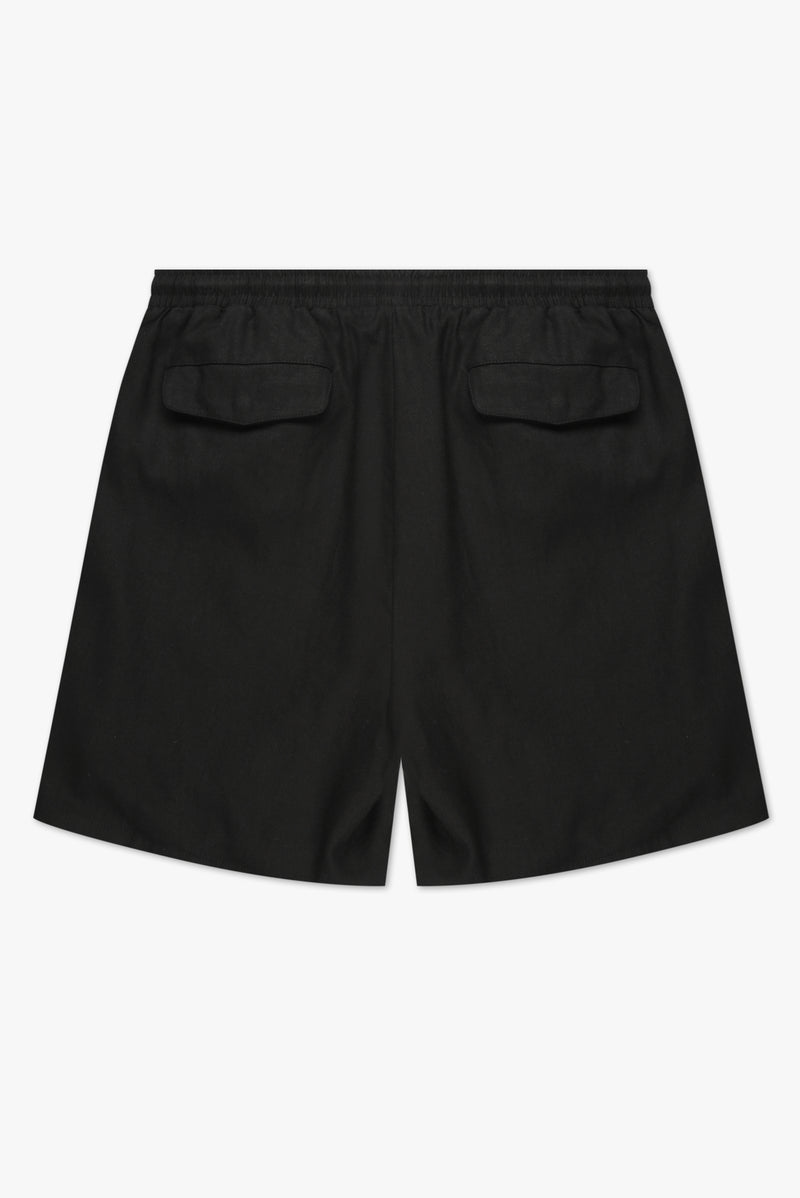 Rarefied Linen Shorts - Black