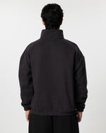 Quarter Zip Jumper - Charcoal