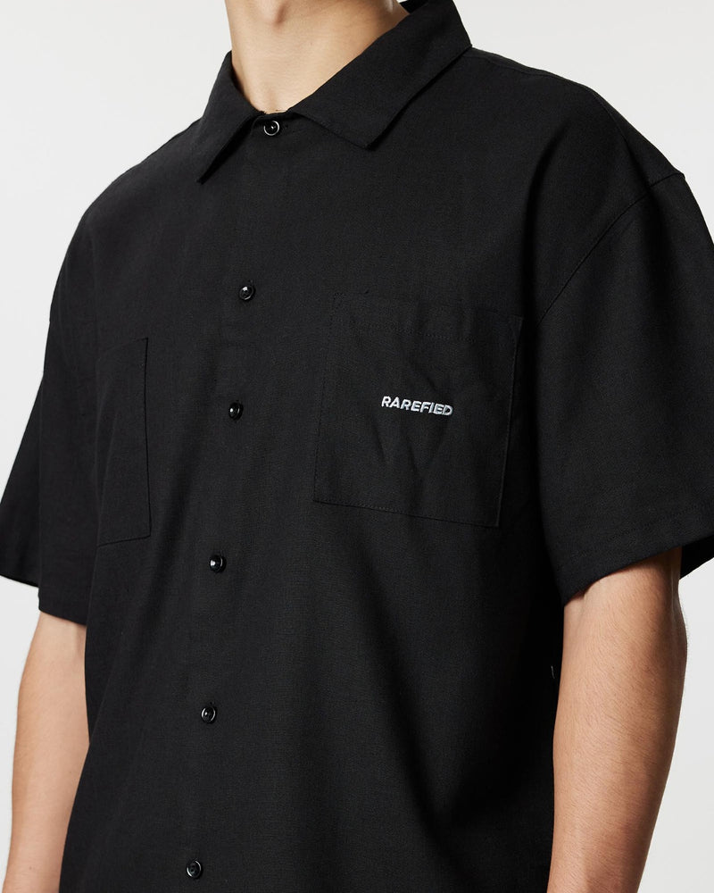 Linen Summer Shirt - Black